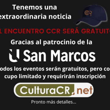 ¿Qué es el ENCUENTRO CCR, el evento con que Culturacr.net celebrará sus 20 años de existencia?