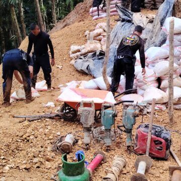 Coligalleros aprovecharon fiestas de año nuevo para retomar extracción ilegal en cerro Las Conchuditas de Cutris: decomisados 3000 sacos con sedimentos