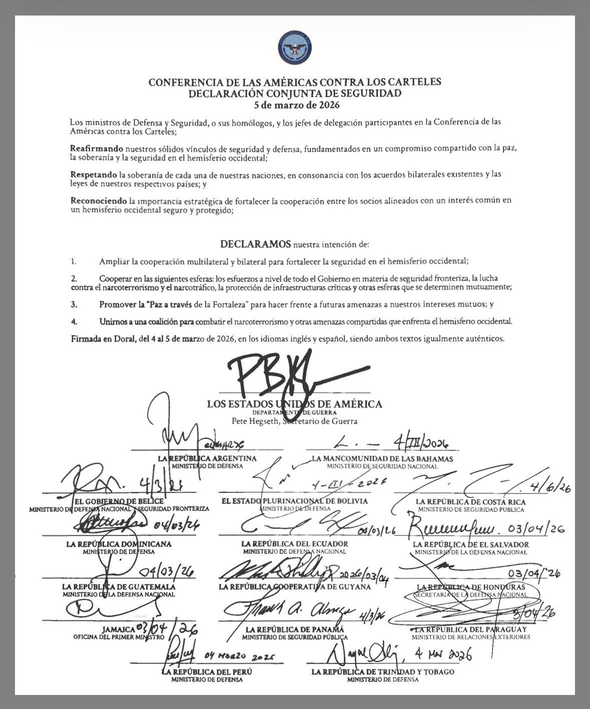 firma coalicion militar