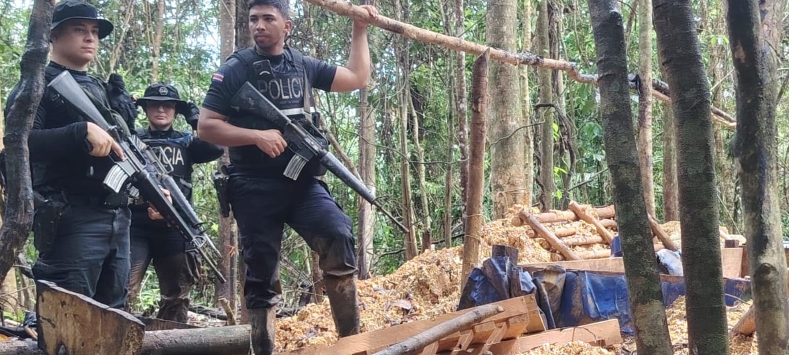 Delincuencia a manos llenas el fin de semana: jueza agredida, minería ilegal, grandes decomisos de droga y contrabando desde Panamá