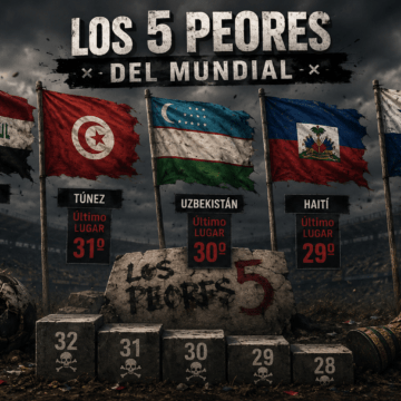 Los 5 peores equipos del mundial se despiden: algunos son grandes decepciones