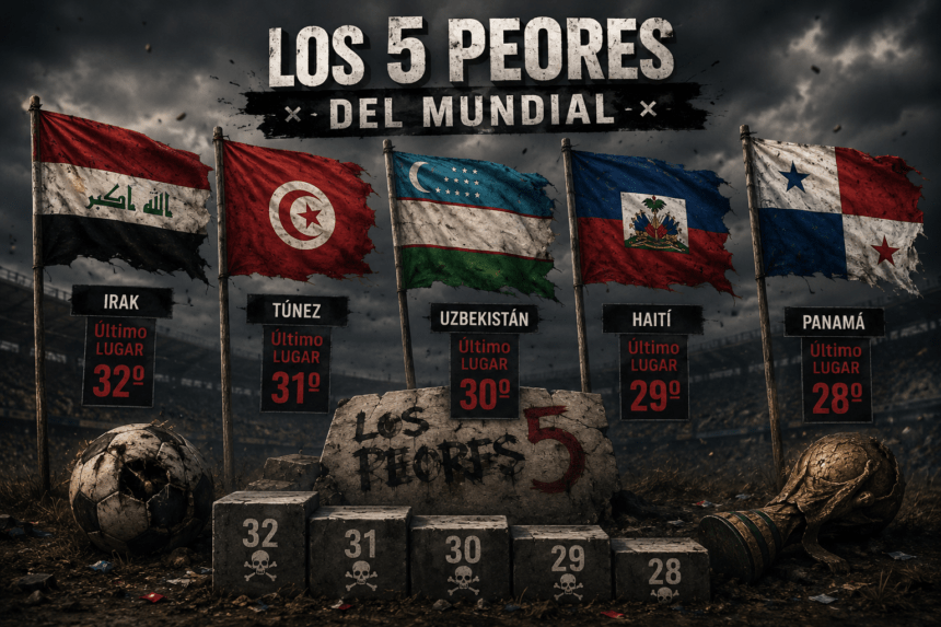Los 5 peores equipos del mundial se despiden: algunos son grandes decepciones