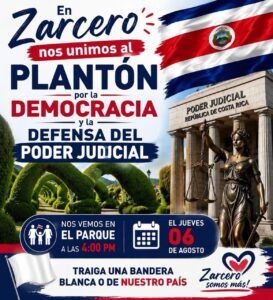 Plantón por la democracia estará en al menos 8 comunidades fuera de San José (y creciendo)