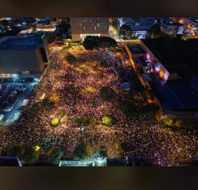 Un plantón para la historia y no tanto por la masiva concurrencia