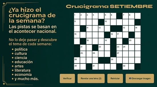 Crucigrama de Culturacr.net