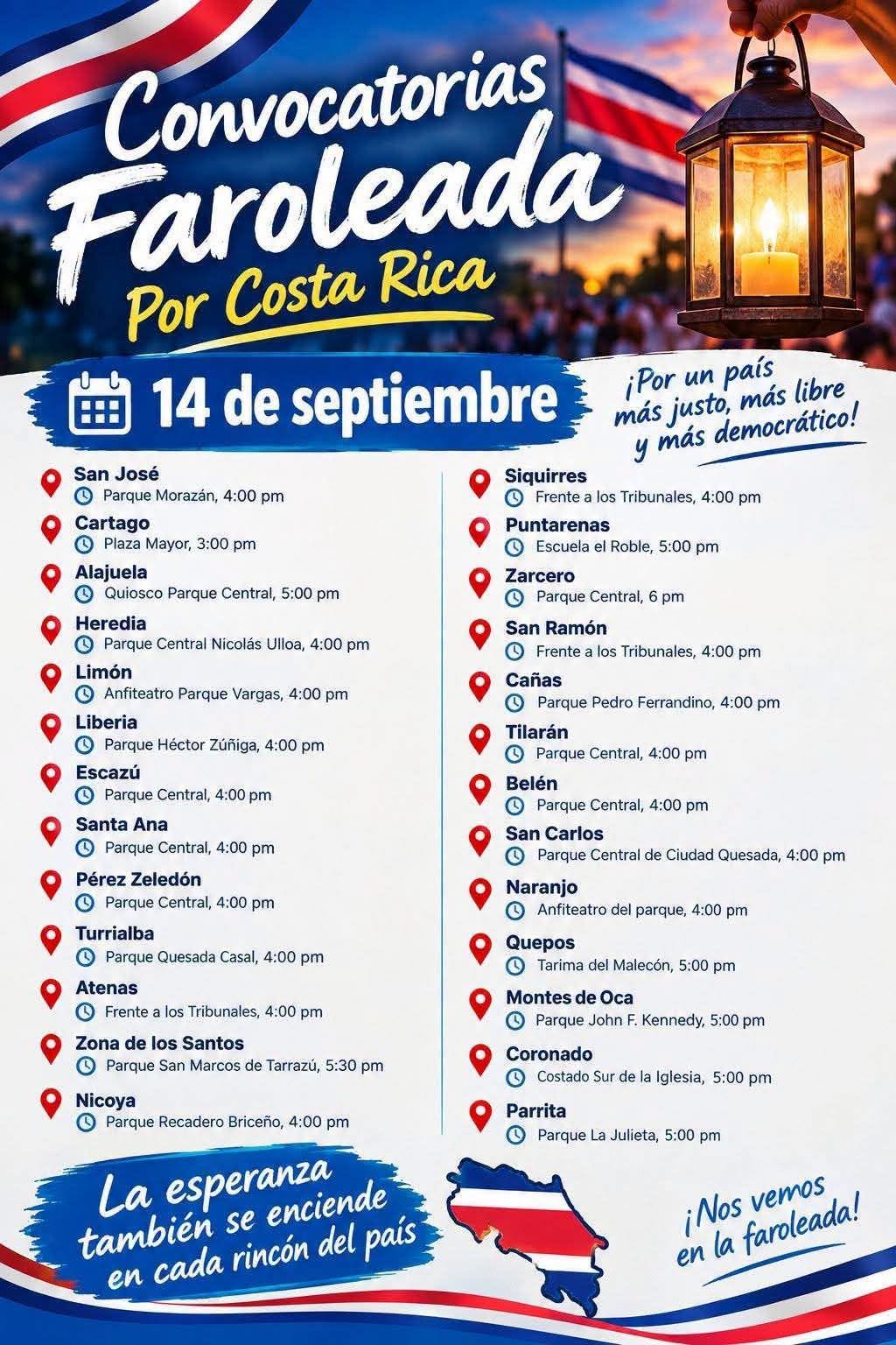faroleada todo el pais