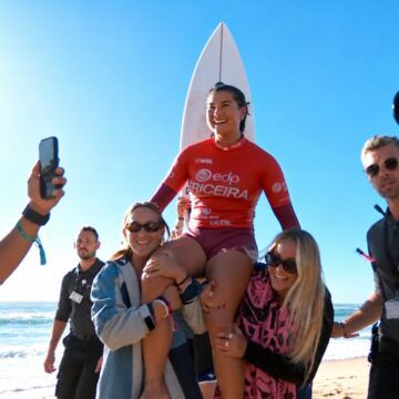 Tornado en Ericeira: Brisa Hennessy gana en Portugal y está a un torneo de la clasificación al Tour Mundial 2027