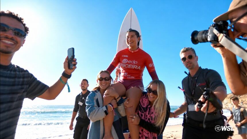 Tornado en Ericeira: Brisa Hennessy gana en Portugal y está a un torneo de la clasificación al Tour Mundial 2027