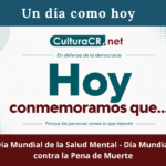 Hoy 10 de octubre - Día Mundial de la Salud Mental