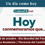 Un día como hoy 16 de octubre | Día del Pan y anestesia