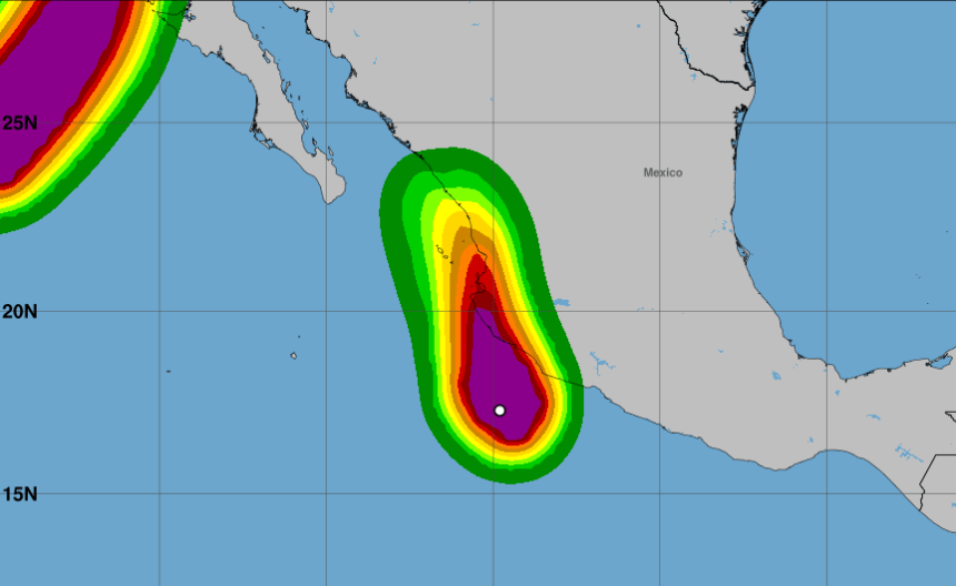 Huracán Simon alcanza categoría 4 y se acerca a Jalisco y Colima: se espera el impacto la madrugada del domingo