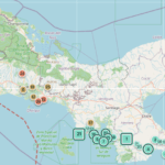 Mapa interactivo: Al menos 27 sismos registrados en las 4 horas siguientes al terremoto de 7,7 en Panamá y frontera con Costa Rica