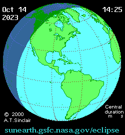 Eclipse anular octubre 2023