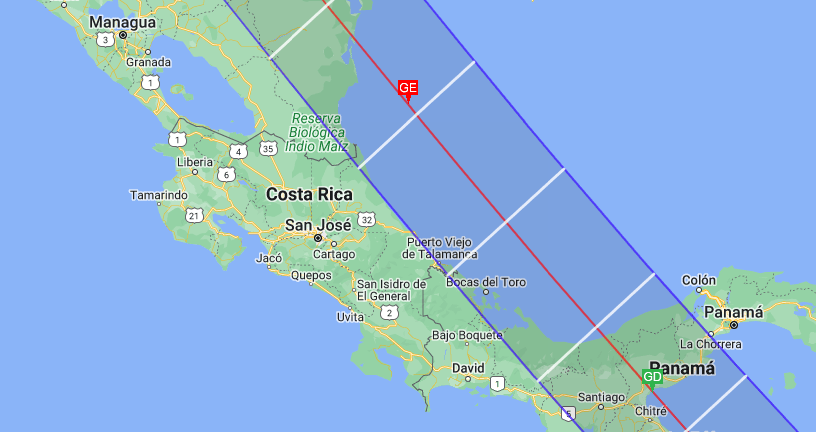 Listo para el eclipse anular de sol en Costa Rica.