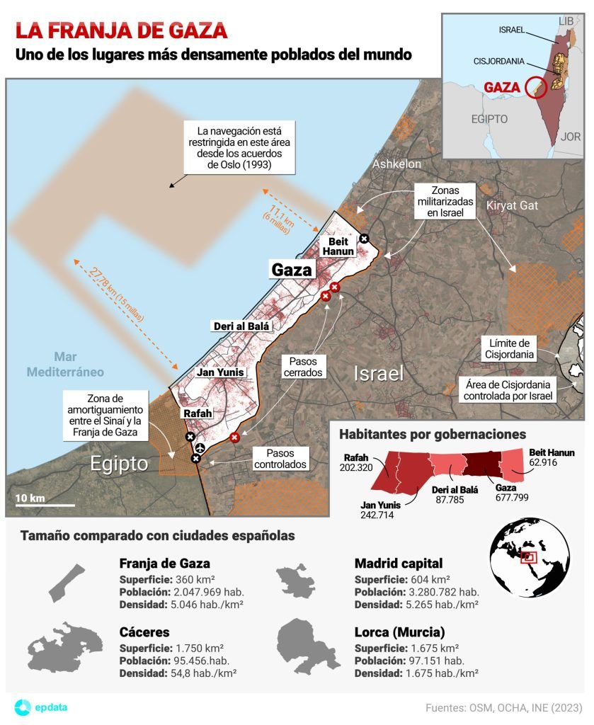 Mapas e infografías: La situación de la guerra en Israel al día 30 fotonoticia 20231011173413 3101581399 9999